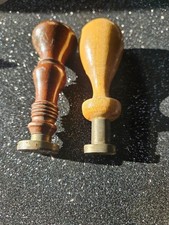 2 Antike Petschaft Messing