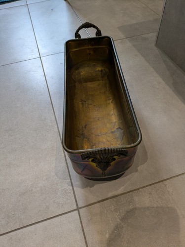 Antik messing jardiniere - messing,