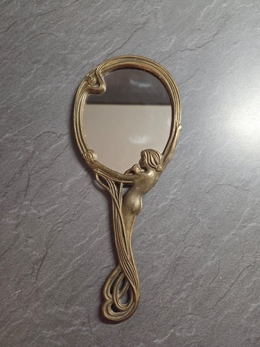 Antiker jugendstil handspiegel - jugendstil,
