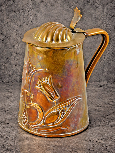 Metall kännchen jugendstil - |,