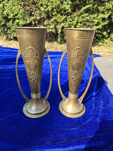 Paar antike jugendstil vasen - jugendstil,