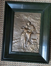 Messing Platte Jugendstil