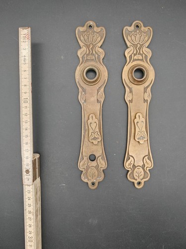 Jugendstil paar türbeschläge - jugendstil,