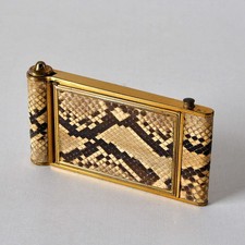 Vintage PUDERDOSE, Messing /