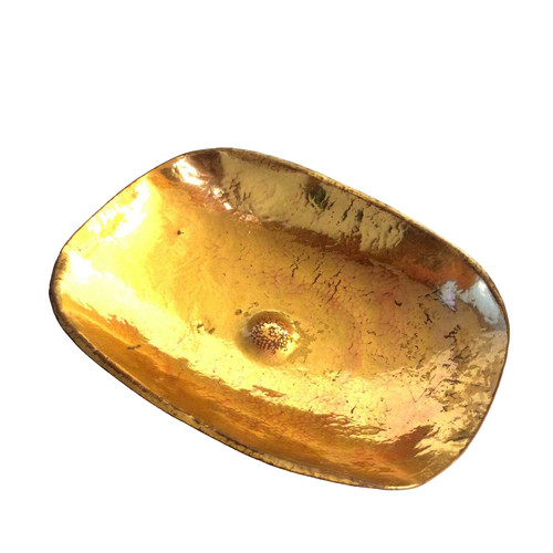Schale hammerschlag messing - schale,