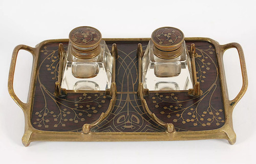 Jugendstil schreibtischablage - jugendstil,