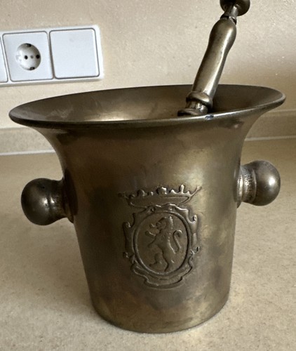 Antiker bronze mörser mit - antiker,