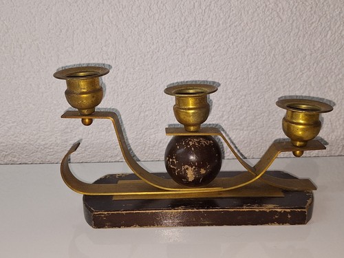 Paar kerzenständer messing - kerzenständer,