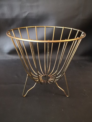 Antiker messing korb art deco - korb,