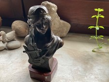 Jugendstil Bronze massiv, sehr