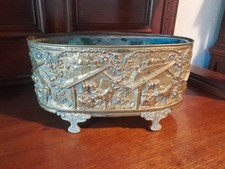 Alte Antike Messing Jardiniere