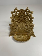 Vintage Briefhalter Messing