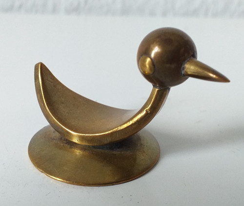 Messing figur ente grotesk - -,