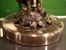 antiker Kerzenhalter Messing