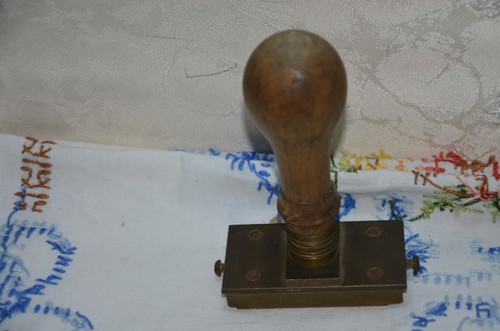 Stempel messing alt - messing,