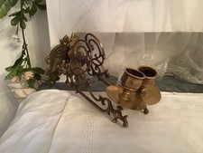 Klavierleuchter Messing